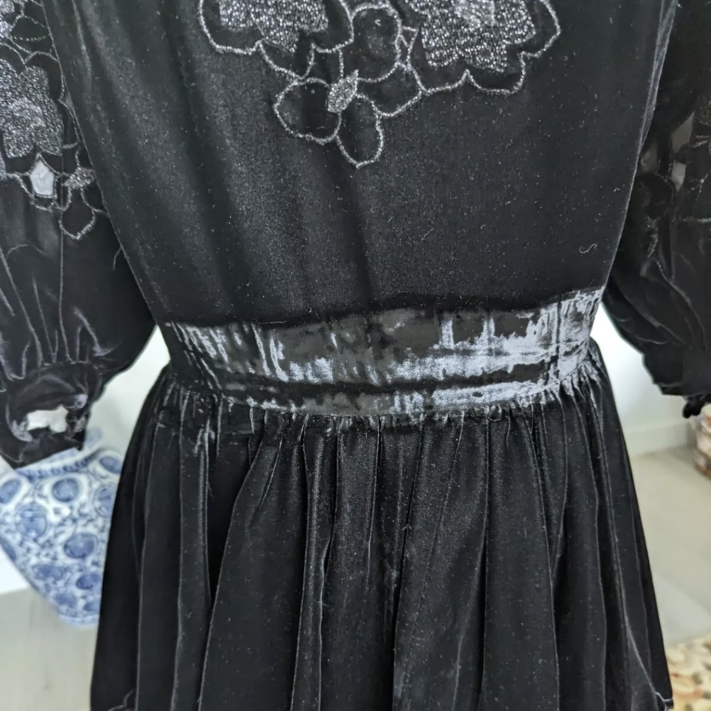 Hanae Mori Dress 1970s - Picture 4 of 10